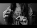 ASMR Face Brushing With Brown Noise Rain Fireplace Ambience For Deep Sleep No Talking