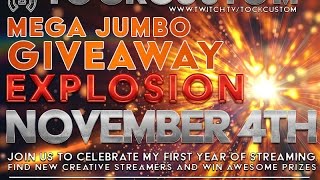 Tock Custom - Mega Jumbo Giveaway Explosion - Nov 4th 2016