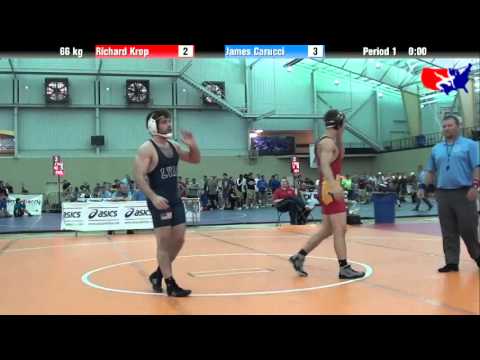 Richard Krop vs. James Carucci at 2013 ASICS University Nationals - FS