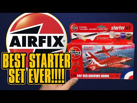 Airfix Best Ever Beginners Kit!! Red Arrows Hawk Small Starter Set | New 2021 A55002