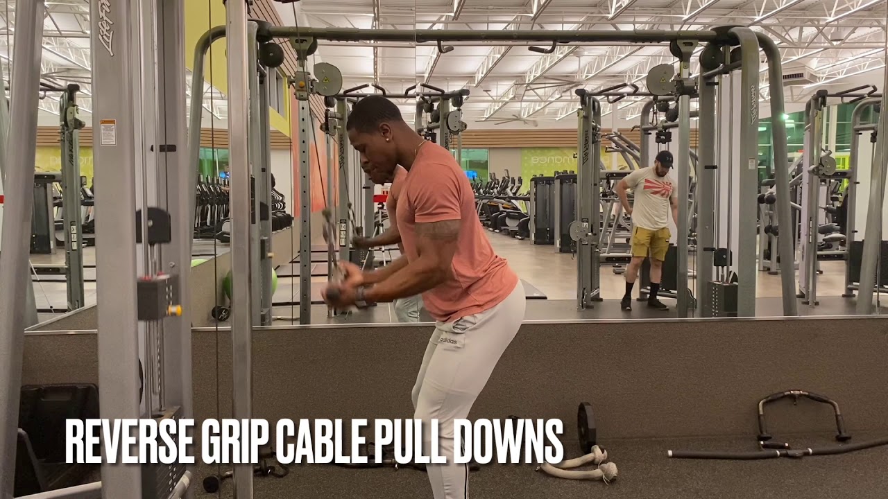 Reverse Grip Cable Pulldowns