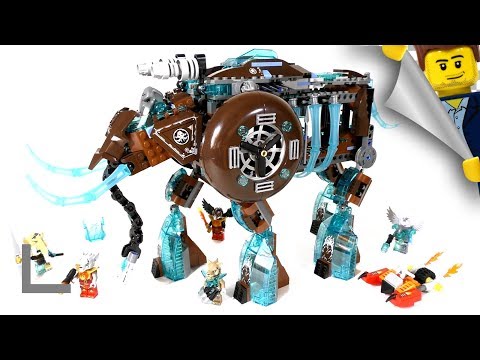 Обзор набора Lego Legends of Chima #70145 Ледяной Мамонт-Штурмовик (Maula's Ice Mammoth Stomper)