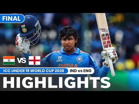 India vs England Under 19 World Cup 2026 Final Match Highlights 2026 | IND vs ENG Highlights