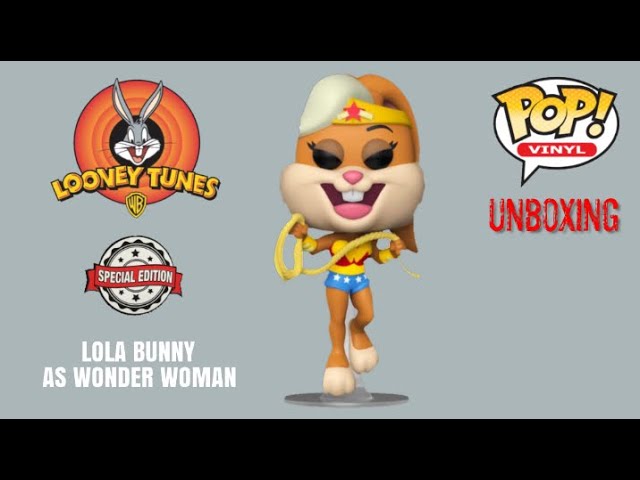 Vídeo relacionado con Pop Funko DC Looney Tunes # 890 Lola Bunny como Wonder Woman, edición Especial Exclusiva