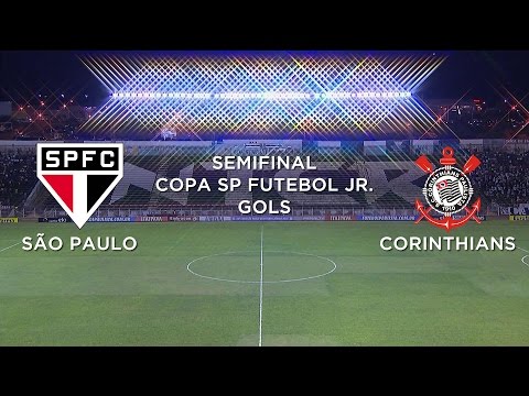 Gols - São Paulo 0 x 3 Corinthians - Copa São Paulo Futebol Jr. - 22/01/2015