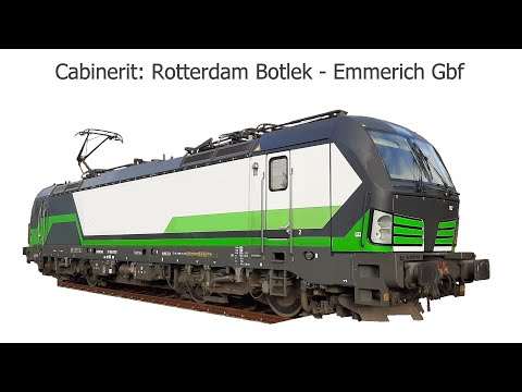 Cab ride train; Rotterdam Botlek-Emmerich Gbf (20210828)