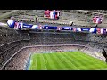 Himno Real Madrid - anthem. Real Madrid vs Barcelona. Santiago Bernabéu - marcador 360 scoreboard