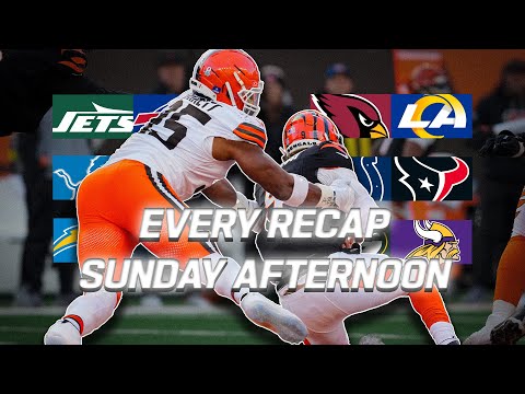 Every Recap from Sunday Afternoon | 2025 NFL Season Week 18