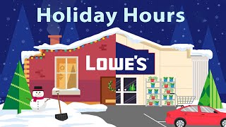 How to check Holiday Hours Lowes | ⚡️ Online