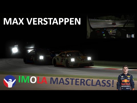MAX VERSTAPPEN | How to master Imola | Porsche GT3R | iRacing ONBOARD