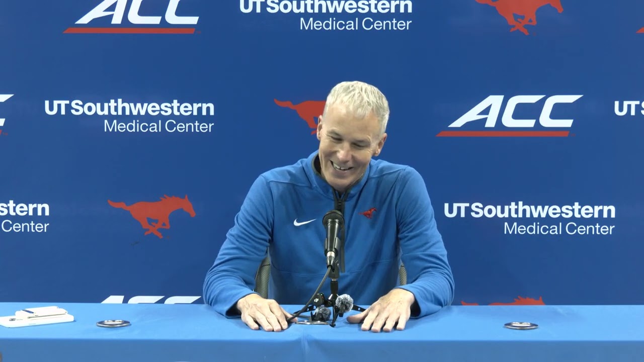2025-10-15 Head Coach Andy Enfield at SMU Media Day