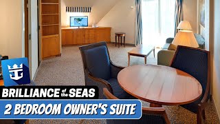 Brilliance of The Seas | 2BR Owners Suite Tour & Review 4K | Royal Caribbean Cruise Line