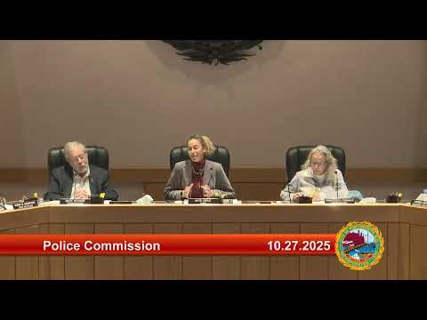 10.27.2025 Police Commission