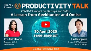 COVID-19 Impact on Startups and SMEs A Lesson from GeekHunter and Omise