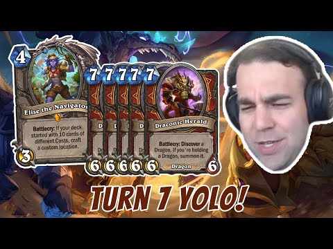 5 x Draconic Herald and Elise Run! - Hearthstone Arena
