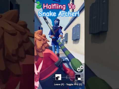 Halfling Vs Snake Archer! 🐍 #shorts #tabs