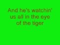 The Eye Of the Tiger Lyrics Survivor 