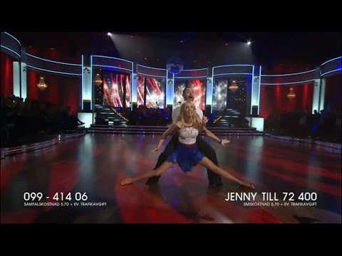 Jenny Strömstedt i en samba - Let’s Dance (TV4)