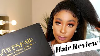 @Uwinshair 16inch Kinky Lace Wig Review | Quality Hair Plugs South Africa
