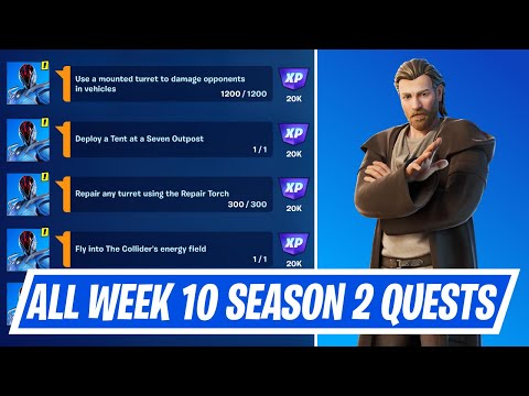 Fortnite Week 10 Season Quest Challenges - How to complete Week 10 Season Quests Chapter 3 Season 2