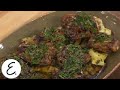 Grilled Lemon Rosemary And Balsamic Chicken Thighs With Grilled Vegetables Emeril Lagasse