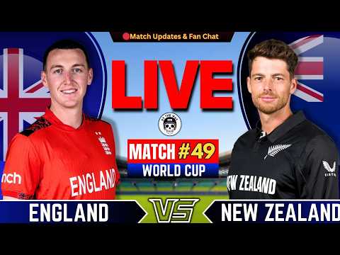 ENG vs NZ, 49th Match T20 World Cup | Live Cricket match Today | ENGALAND vs NEW ZEALAND Live