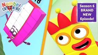 ☀️ As tall as the sun |  Season 6 Full Episode 12 ⭐| Learn to Count | @Numberblocks