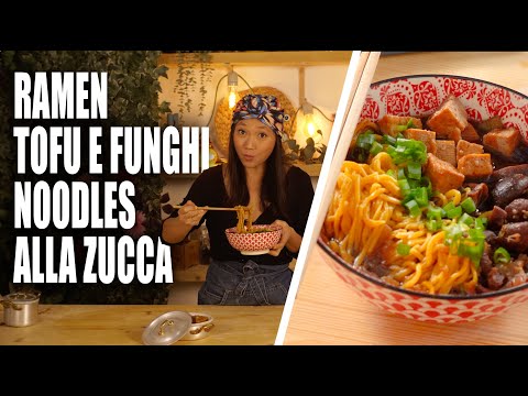 RAMEN VEG BUONO si può fare! | con noodles alla zucca