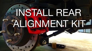 Install 3-Arm Camber Kit Kit (J-Power / SPC Alignment Kit)