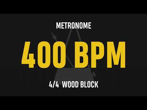 400 BPM 4/4 - Best Metronome (Sound : Wood block)