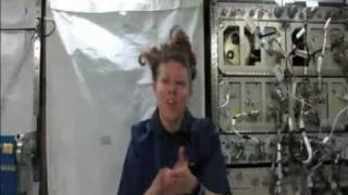 Sign language from the space station