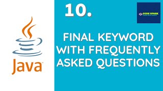 Final Keyword with the Re-initialization concepts