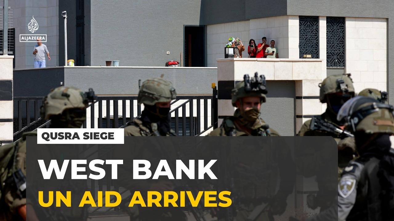 UN delivers aid to families under Israeli settler siege in occupied West Bank