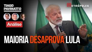 Pesquisa mostra desaprovação de 51,4% ao governo Lula I Pavio Curto