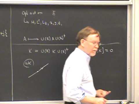 PHYS 221A 2010:11:10   Lec 31   Reducible and Irreducible Spaces of Operators