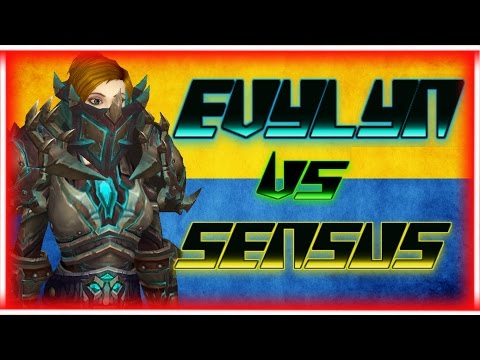 Evylyn vs Sensus - 6.2 Arms Warrior Dueling Series vs best of each class WOW WOD PVP duels