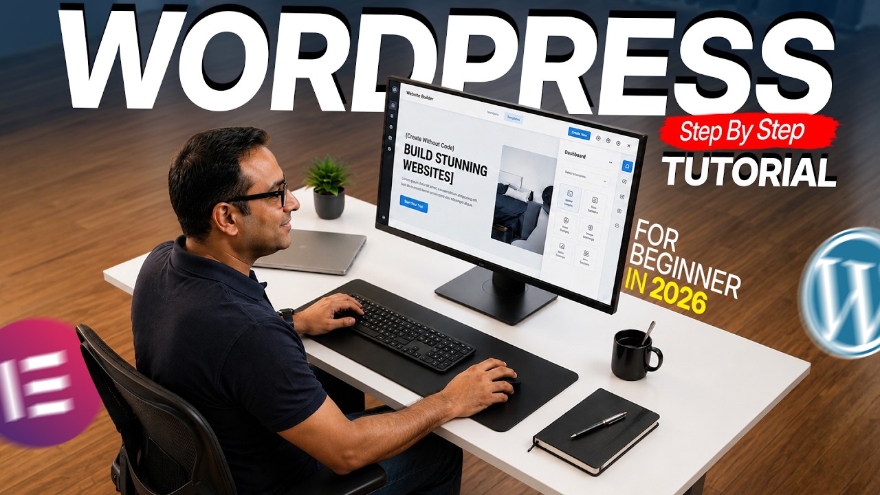 WordPress Tutorial for Beginners 2026 (Build Your First Website) - Umar Tazkeer