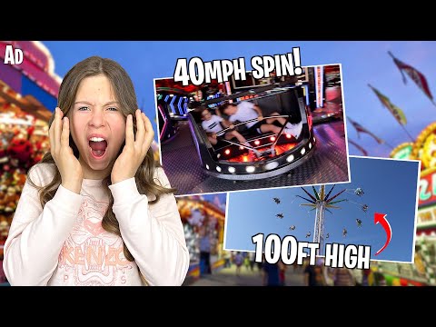 Spend The Day WITH US at the MOST INSANE FUN FAIR!! *FASTEST FAIR RIDE IN THE UK