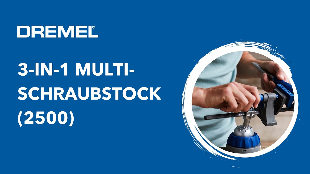 DREMEL® 3-in-1 Multi-Schraubstock Vorsatzgeräte zur besseren Kontrolle |  Dremel