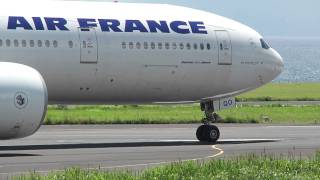 Décollage Boeing 777-300ER,F-GSQO, Air France,de Gillot(FMEE/RUN)