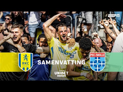 🟥 RODE KAART en DOELPUNT in ABSOLUTE SLOTFASE! ⏳ | Samenvatting RKC Waalwijk - PEC Zwolle