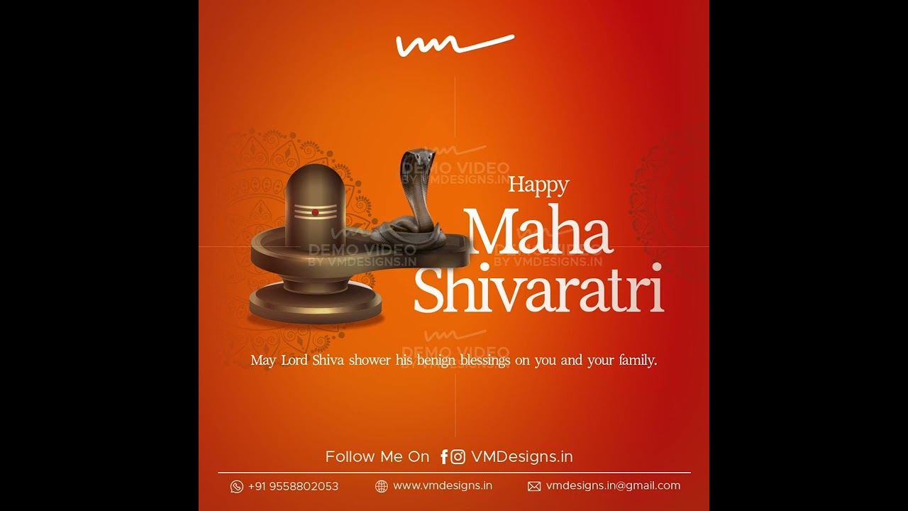 Maha Shivaratri - Festival Greeting Video V3 Demo