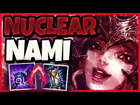 I0KI's *NUCLEAR NAMI SUPPORT* STRENGTH TESTING Build! | nami lol support season 10