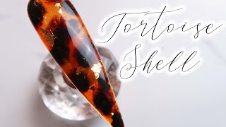 Easy Tortoise Shell Nail Art Tutorial! | Gel Polish