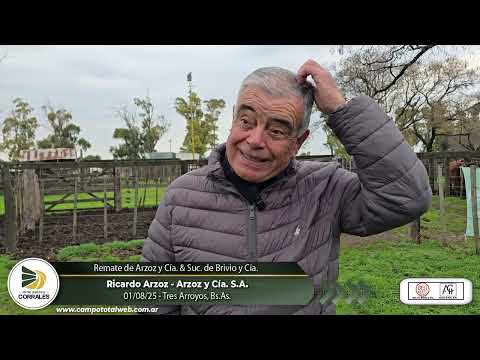 01-08-25 - Ricardo Arzoz - Arzoz y Cía. S.A. - Tres Arroyos, Bs.As.