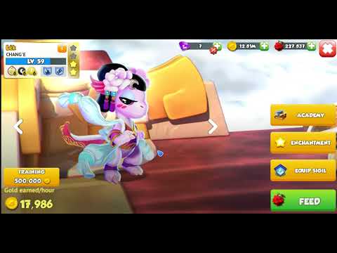 Dragon mania Legends. My change dragon has reached level 59!