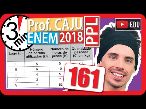 🏃ENEM 2018 PPL 👉 RAPIDINHA Questão 161 - Razão e Proporção