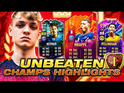 UNBEATEN FIFA 22 FUT CHAMPS HIGHLIGHTS 🔥