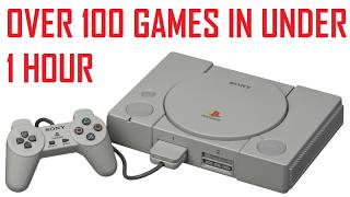 Over 100 Sony PlayStation 1 Games In Under 1 Hour