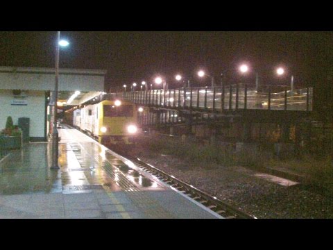 Prestatyn 5.8.2014 - Windhoff MPV Overhead Line train DR98010 - Network Rail - RARE
